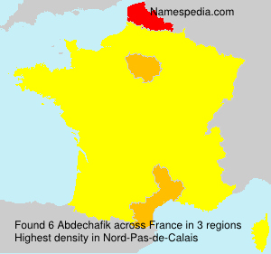 Surname Abdechafik in France Surname Abdechafik in France