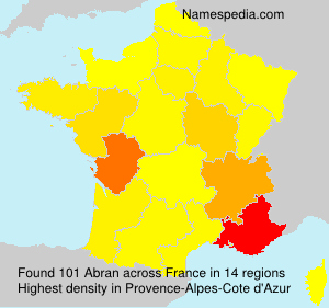 Surname Abran in France