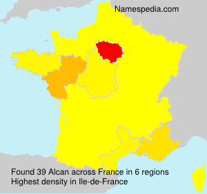 Surname Alcan in France