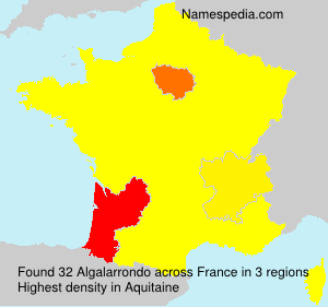 Surname Algalarrondo in France
