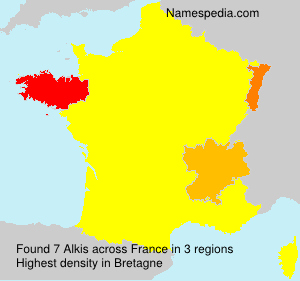 Surname Alkis in France