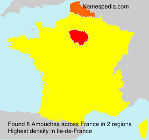 Surname Amouchas in France
