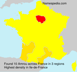Surname Amrou in France Surname Amrou in France