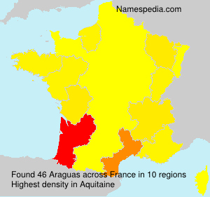 Surname Araguas in France
