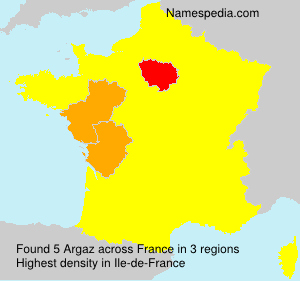 Surname Argaz in France