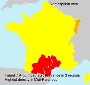 Surname Arquimbau in France