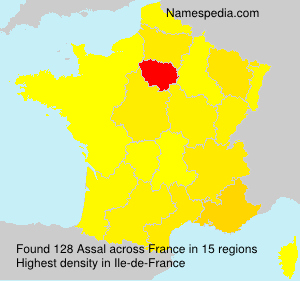Surname Assal in France