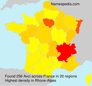Surname Avci in France