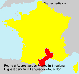 Surname Averos in France Surname Averos in France
