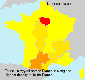 Surname Ayyadi in France