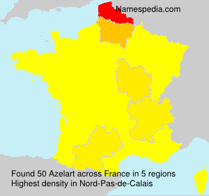 Surname Azelart in France
