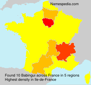 Surname Babingui in France