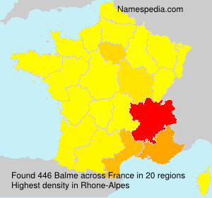 Surname Balme in France