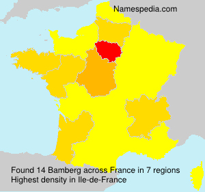 Surname Bamberg in France