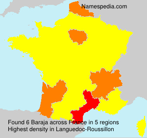 Surname Baraja in France