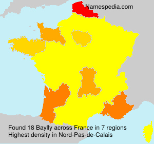 Surname Baylly in France