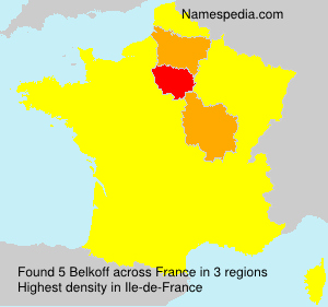 Surname Belkoff in France