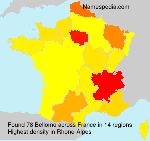Surname Bellomo in France