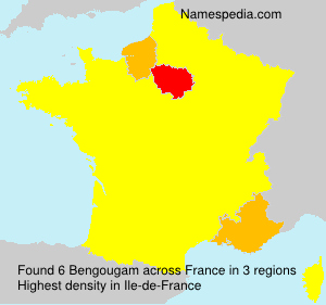 Surname Bengougam in France Surname Bengougam in France