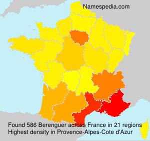 Surname Berenguer in France