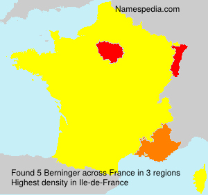 Surname Berninger in France