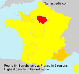 Surname Berreby in France
