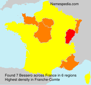 Surname Bessero in France