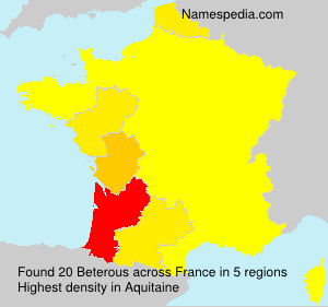 Surname Beterous in France Surname Beterous in France
