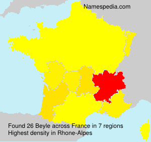 Surname Beyle in France