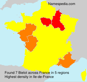 Surname Bielot in France