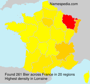 Surname Bier in France