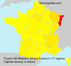 Surname Bildstein in France
