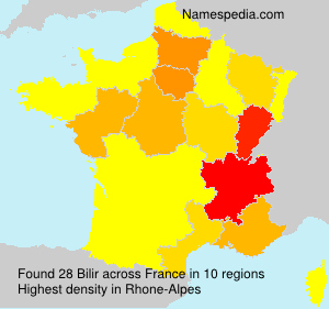 Surname Bilir in France