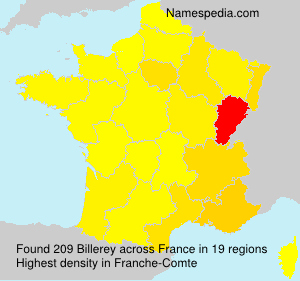 Surname Billerey in France