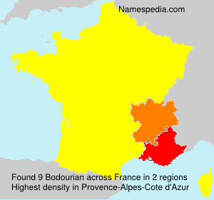 Surname Bodourian in France Surname Bodourian in France