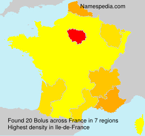 Surname Bolus in France