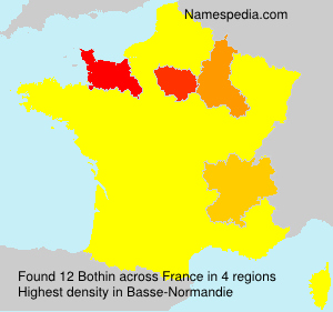 Surname Bothin in France