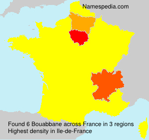 Surname Bouabbane in France