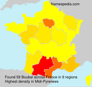 Surname Boubal in France