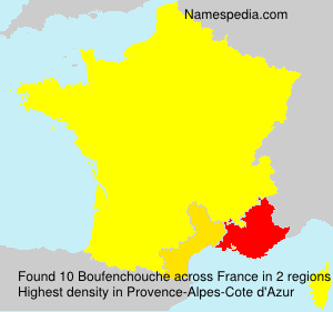 Surname Boufenchouche in France