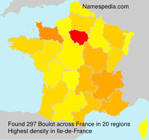 Surname Boulot in France
