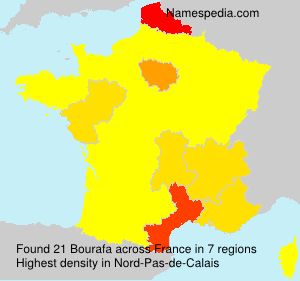 Surname Bourafa in France