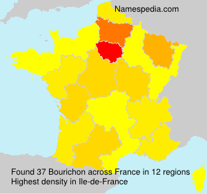 Surname Bourichon in France