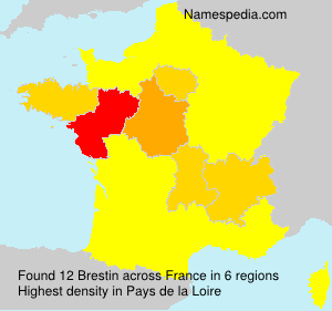 Surname Brestin in France Surname Brestin in France