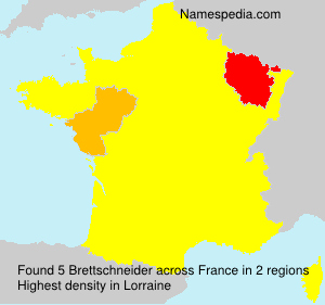 Surname Brettschneider in France