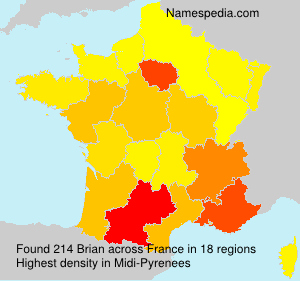 Surname Brian in France