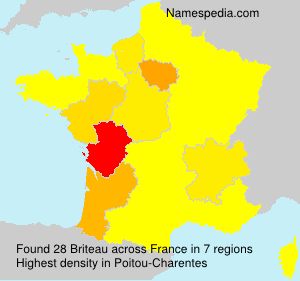 Surname Briteau in France