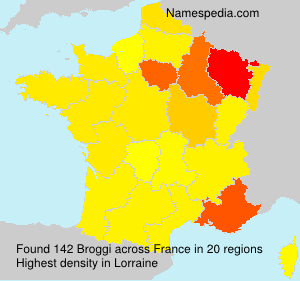 Surname Broggi in France