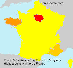 Surname Bsaibes in France