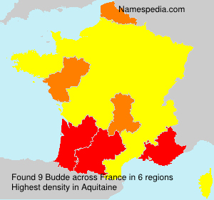 Surname Budde in France
